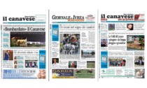 Il Canavese e Il Giornale di Ivrea (del 3 luglio) in edicola. Ecco le prime pagine