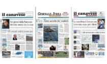 Il Canavese e Il Giornale di Ivrea (del 31 luglio) in edicola. Ecco le prime pagine