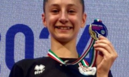 Gaia Sorritelli è campionessa nazionale di ginnastica ritmica