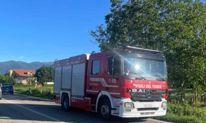 Incidente stradale a Balangero, due auto e una moto coinvolti