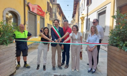 San Benigno, inaugurata la "nuova" via Roma