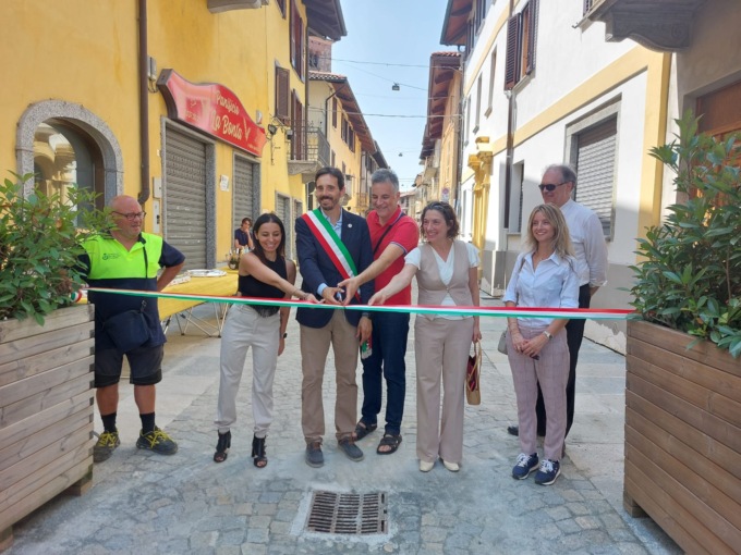 San Benigno, inaugurata la “nuova” via Roma