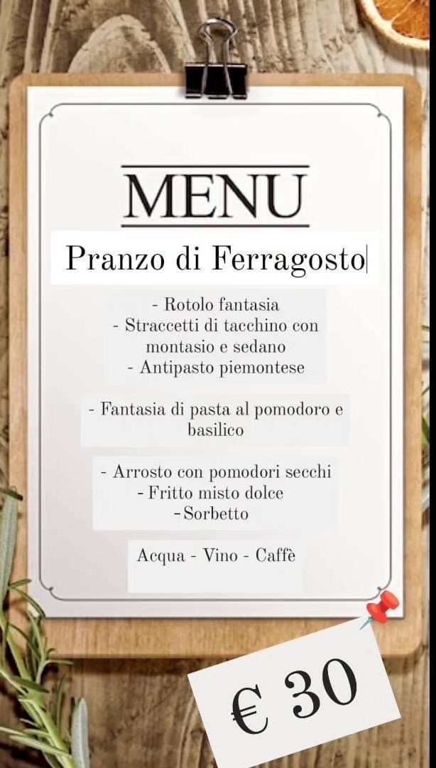 menu ferragosto