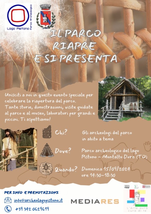 Riapre il parco archeologico al Lago Pistono