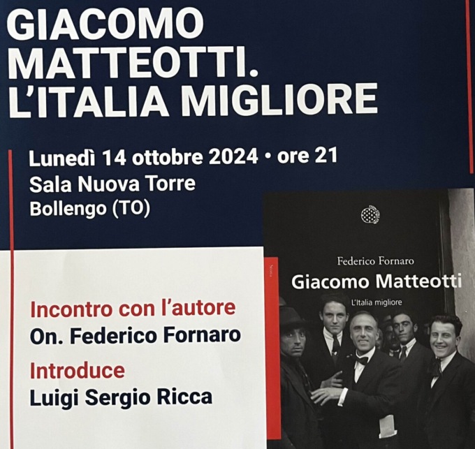 Presentazione del libro “Giacomo Matteotti. L’Italia migliore”