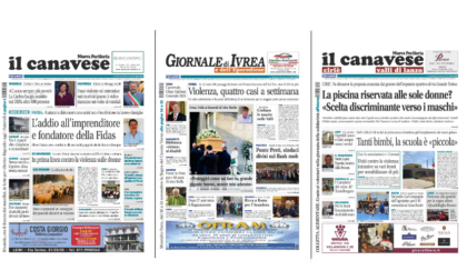 Il Canavese e Il Giornale di Ivrea (del 20 novembre) in edicola. Ecco le prime pagine