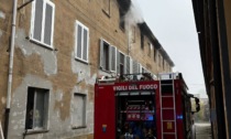 Caselle, incendio al tetto di un capannone nel complesso del lanificio Bona