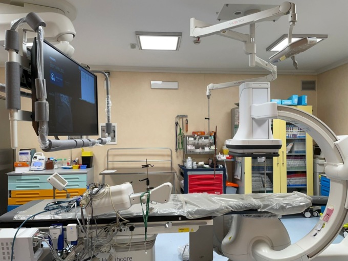 Emodinamica ospedale di Ivrea, installato il nuovo angiografo di ultima generazione