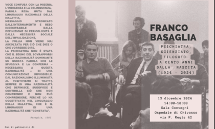 Centenario di Franco Basaglia: un evento per riflettere sull’eredità della Legge 180