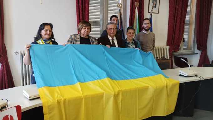 Castellamonte accoglie Iryna Karabut, sindaco della città ucraina di Krasnokutsk
