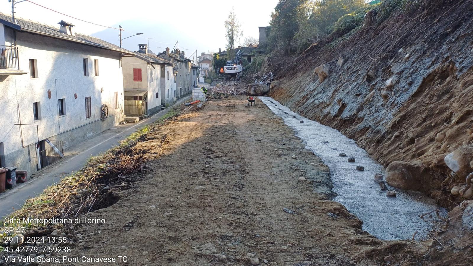 demolizione_costruzione_lungo_SP_47_località_Villanuova_Pont Canavese_11_2024_5