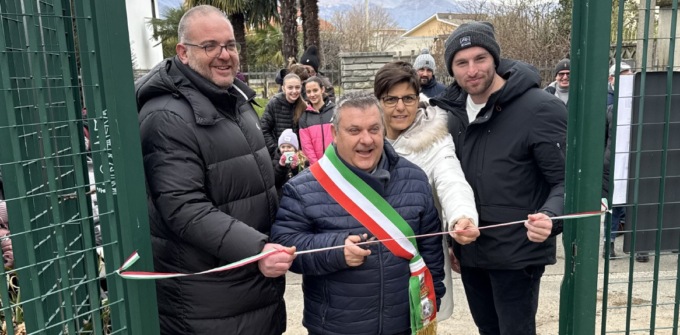 Il parco giochi di Valperga completamente rinnovato torna a disposizione dei bimbi del paese