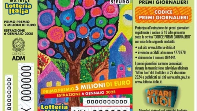 Lotteria Italia 2025: la fortuna sorride al Canavese, ecco i biglietti vincenti