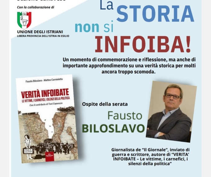 Giorno del ricordo, a Ivrea “La storia non si infoiba”