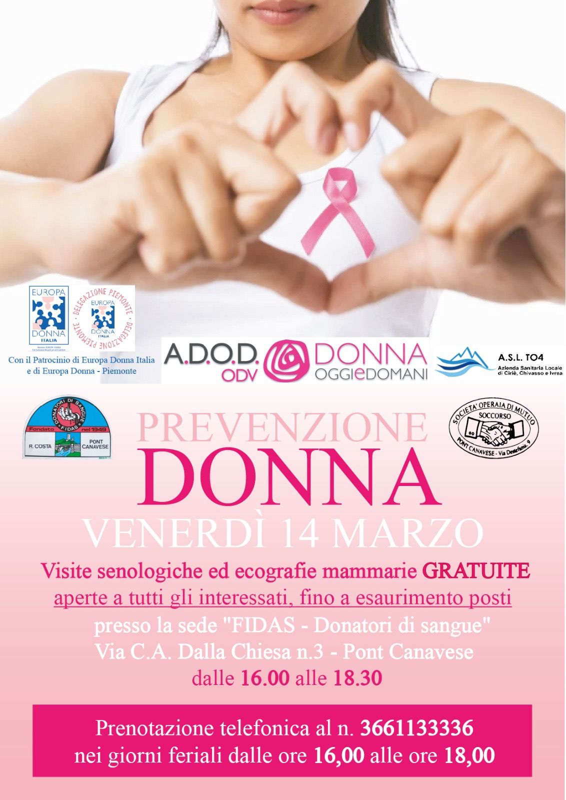 Locandina evento Pont Canavese - 14-03-2025