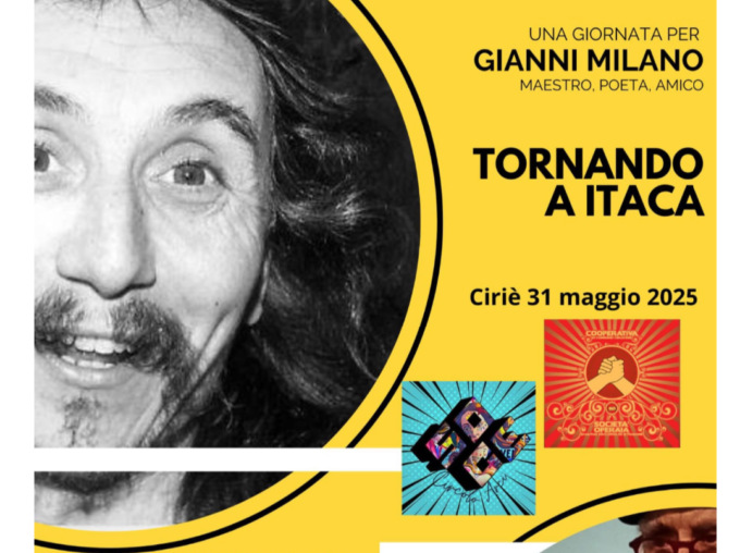 “Tornando a Itaca”: Ciriè ricorda Gianni Milano, poeta e maestro della solidarietà