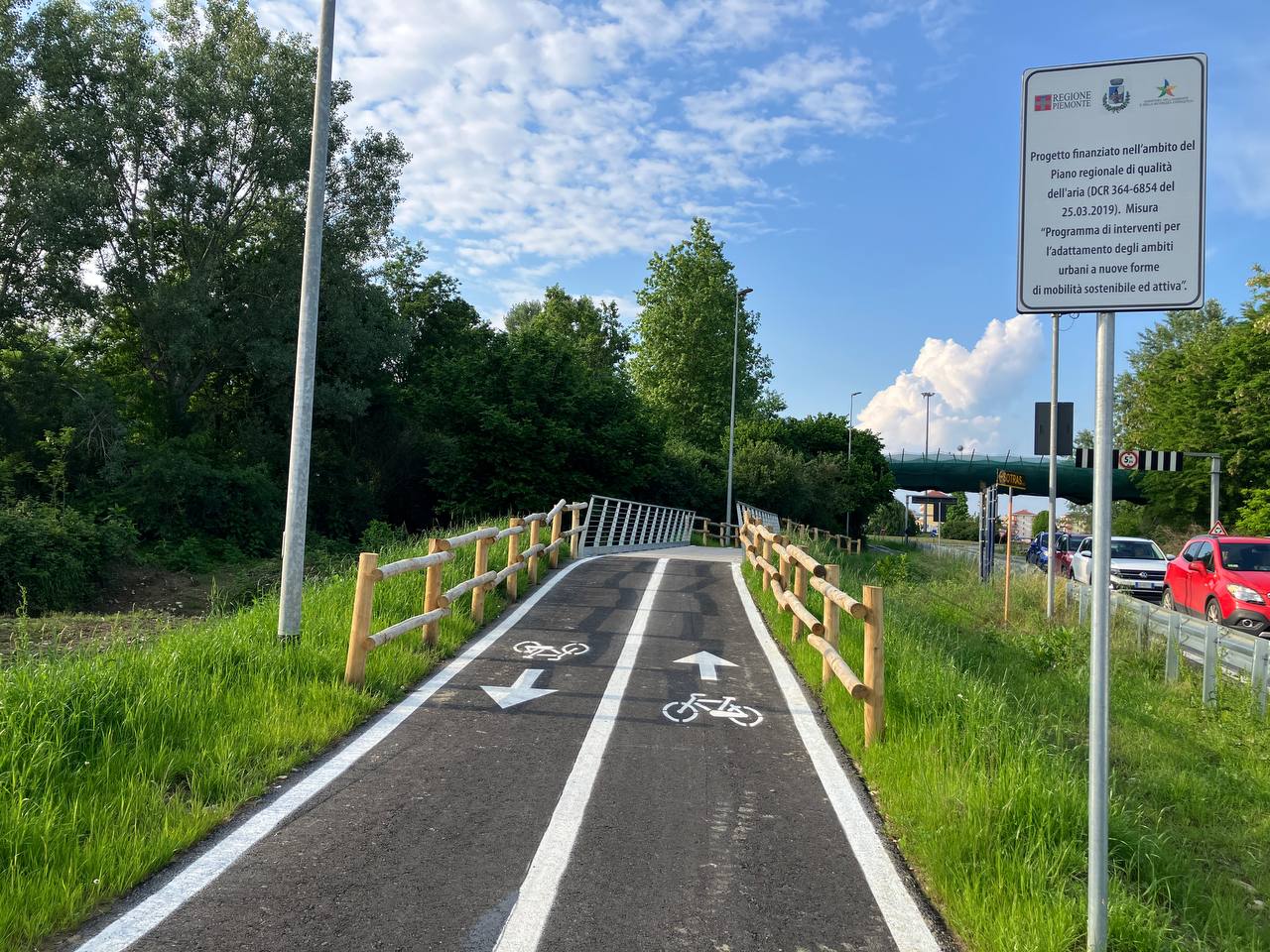 Ponte su Sturetta Bealera Freidano Nuova direzione Mappano