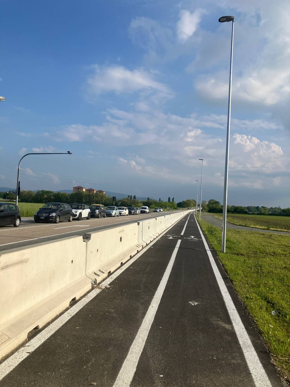Tratto cavalcatangenziale direzione Torino