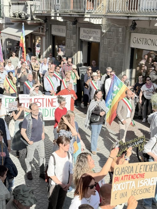 In 500 a Ivrea alla manifestazione ProPal per il cessate il fuoco a Gaza