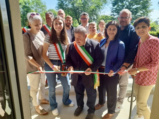 Scuola elementare di Valperga, inaugurata la nuova mensa