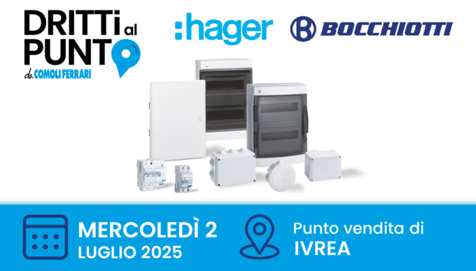 Sei un impiantista? Partecipa a “Dritti al Punto” con Hager Bocchiotti
