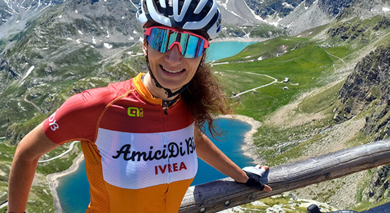 Silvia Grua, in bici contro il cancro, everesting, Nivolet