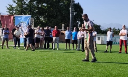 Inaugurato il nuovo fondo in erba sintetica del campo del centro sportivo nolese