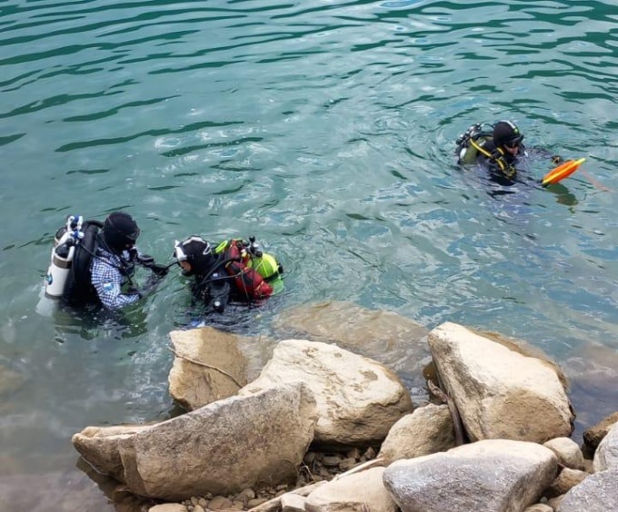 Immersione dimostrativa nel lago di Ceresole: i sub di Rivarolo monitorano il fondale