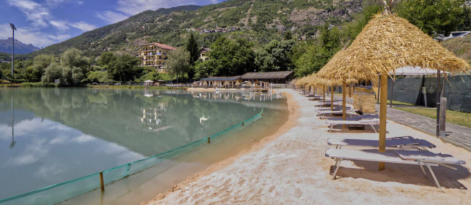 In Valle d’Aosta esiste una spiaggia in mezzo alle montagne!