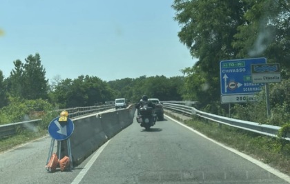 Prorogati i lavori sul ponte Chiusella a Romano fino al 12 agosto: Anas rassicura in vista della Vuelta