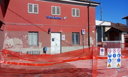 A Volpiano si lavora per il bikebox nei pressi della stazione