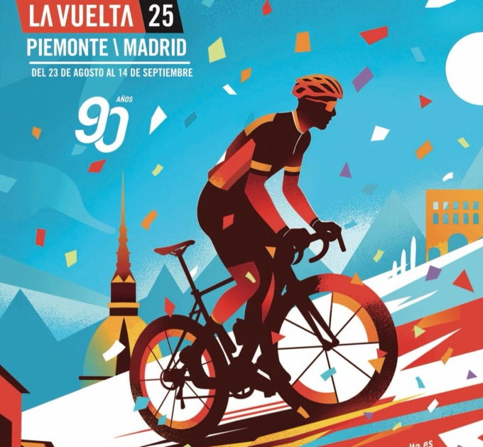 Vuelta di Spagna, il passaggio in Canavese