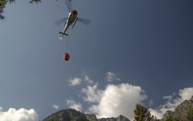 Ronco Canavese: incendio boschivo minaccia il Parco del Gran Paradiso
