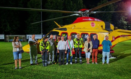 Vistrorio inaugura l’elisuperficie notturna:  bassa Valchiusella più sicura