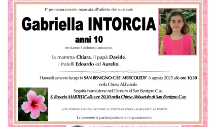 San Benigno piange la piccola Gabriella, vinta a 10 anni da una leucemia