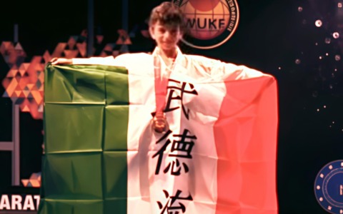 E’ già campione del Mondo in arti marziali a soli 8 anni