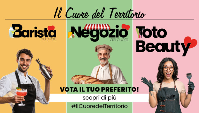 Netweek celebra le storie del territorio con tre grandi iniziative: Barista del Cuore, Negozio del Cuore e Totobeauty!