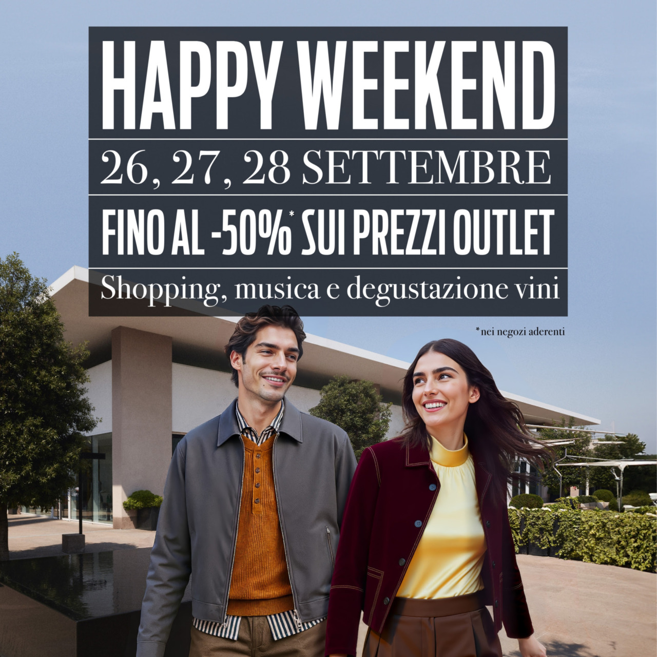 Happy Weekend: 3 giorni di shopping e vino al Torino Outlet Village