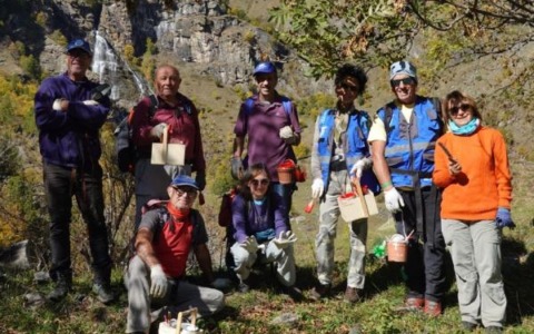 L’iniziativa di un gruppo di volontari della sezione «Cai» locale