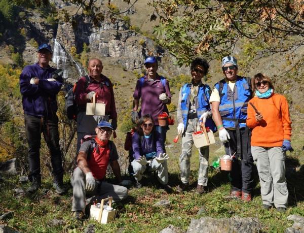 L’iniziativa di un gruppo di volontari della sezione «Cai» locale