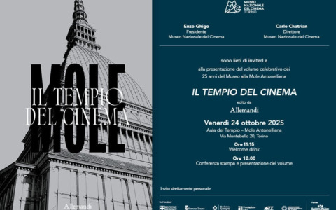 Presentazione de “Il Tempio del Cinema”, il volume celebrativo dei 25 anni del museo alla Mole Antonelliana