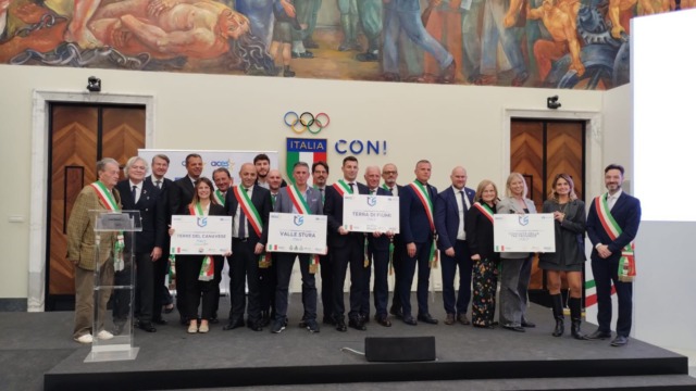 Terre del Canavese premiata a Roma come European Community of Sport 2026