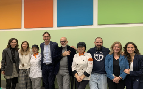 Inaugurati i nuovi locali mensa della scuola «Guglielmo da Volpiano»