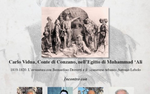 Due canavesani protagonisti al convegno su Carlo Vidua e il viaggio in Egitto