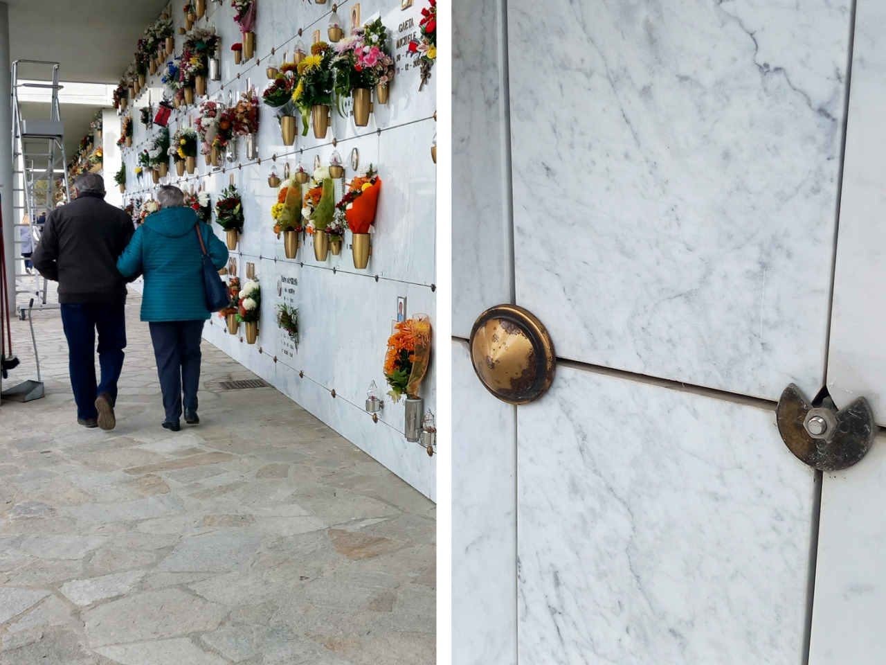 Razzia al cimitero di Leini: oltre cento staffe in bronzo sottratte dai loculi