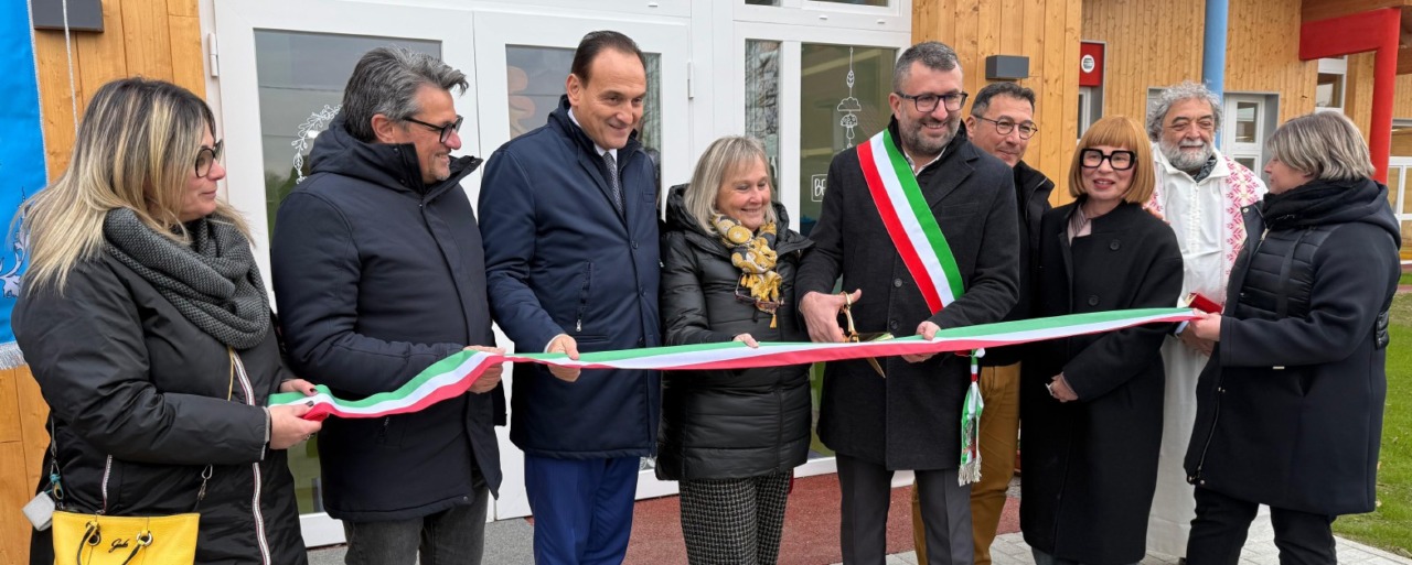 Inaugurato il nuovo asilo “La Tana dei Grangetti” a Nole: struttura moderna a consumo zero