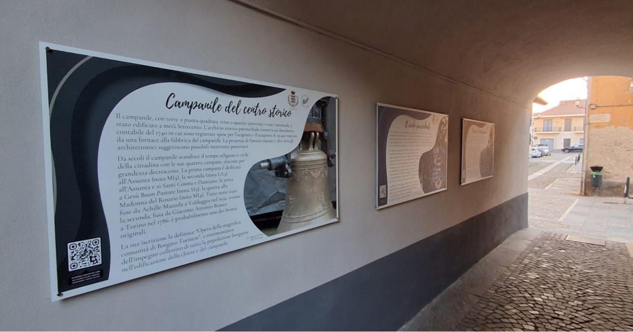 Adesso a Borgaro è possibile leggere e ascoltare la storia della chiesa di Santa Maria Assunta