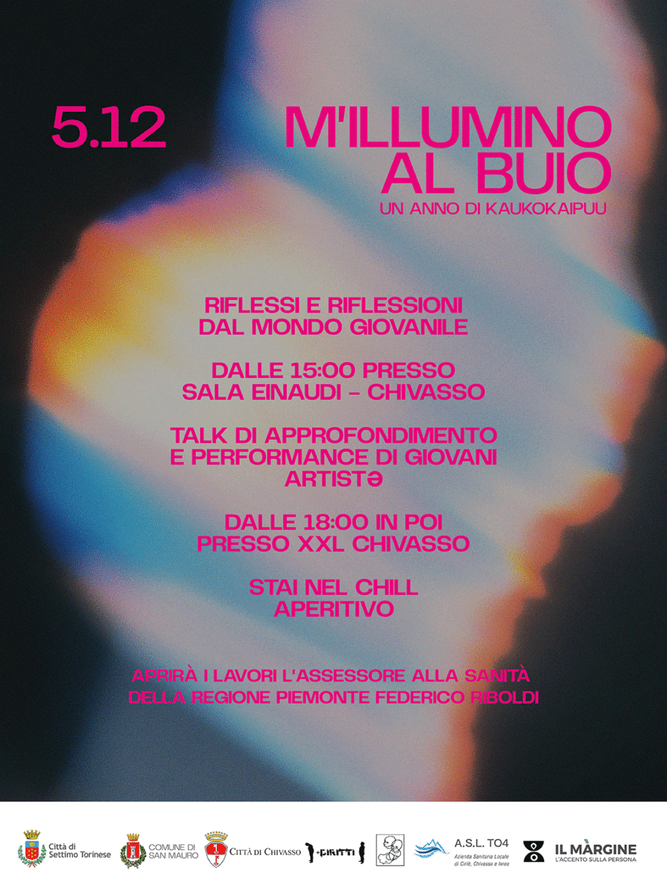 M’illumino al buio: a Chivasso l’inaugurazione del “Cantiere Giovani” dell’ASL TO4