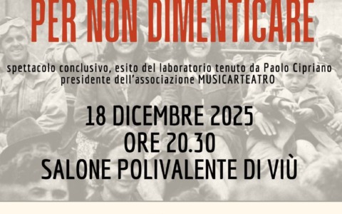 Ceres e Viù celebrano l’80° della Liberazione: gli studenti portano in scena la memoria della Resistenza