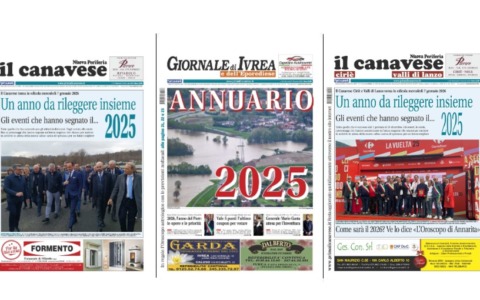 Il Canavese e Il Giornale di Ivrea in edicola con le storie gli eventi del 2025  in un’edizione speciale